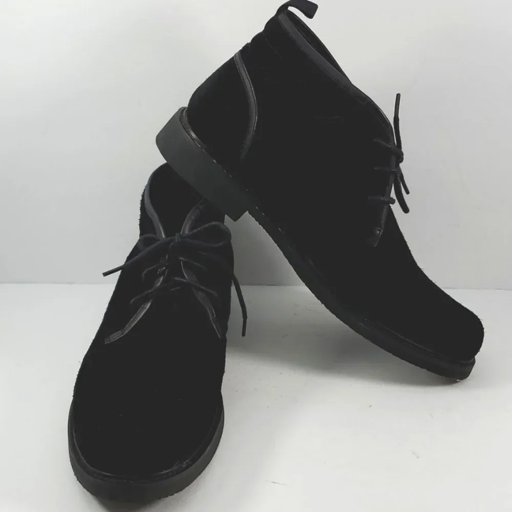BLONDO Black Nubuck Waterproof Loafers. SIZE 8.5 S802